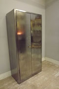 large polished metal cupboard by triumph